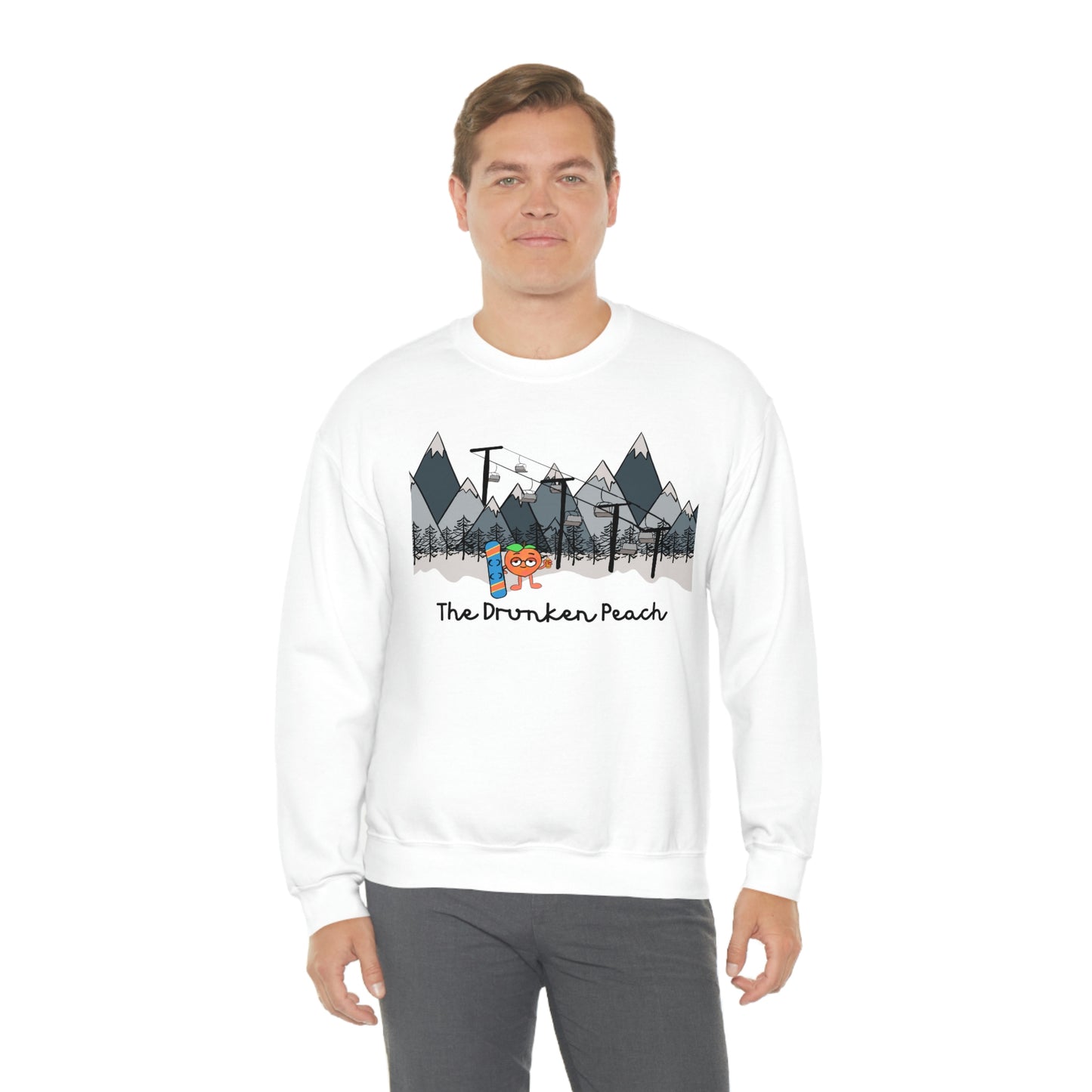 Life's Better on the Slopes Crew - Snowboarder