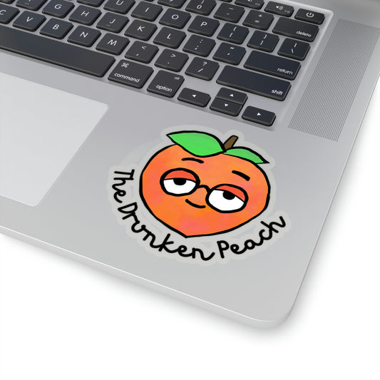 The Drunken Peach Sticker